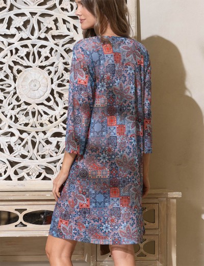 Пляжная туника Mia-Amore TUNIS 7441, Цвет: мультицвет, Размеры: S, изображение 2