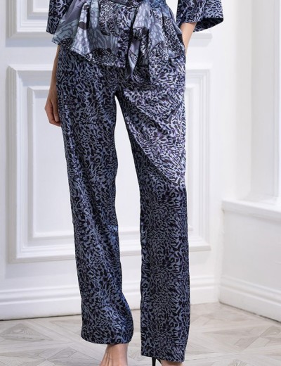 Шелковая пижама Mia-Amore AMAZONKA 8668 дельфин, Цвет: дельфин, Размеры: XL, изображение 5