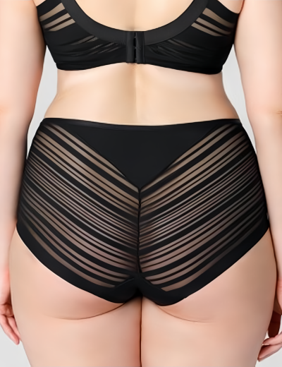 Трусы слипы Sermija 185-22-K чёрный, Цвет: чёрный, Размеры: 5XL, изображение 2