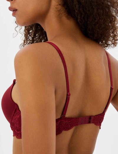 Бюстгальтер пуш-ап гель VOVA SNEJANNA V54037 байкинг красный, Цвет: байкинг красный, Размеры: 80A, изображение 2