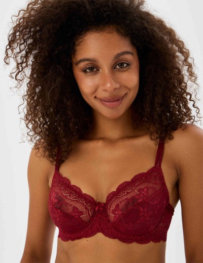 Бюстгальтер мягкий VOVA SNEJANNA V69606 байкинг красный, Цвет: байкинг красный, Размеры: 85B, изображение 4