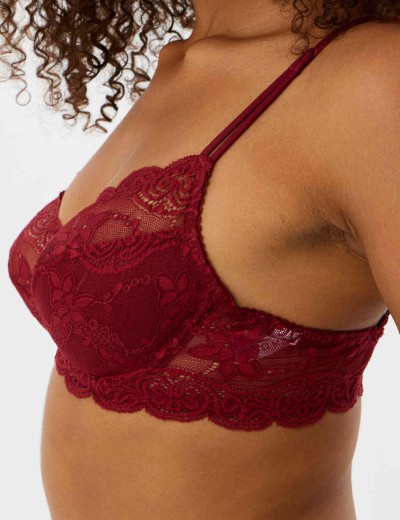 Бюстгальтер мягкий VOVA SNEJANNA V69606 байкинг красный, Цвет: байкинг красный, Размеры: 85B, изображение 3