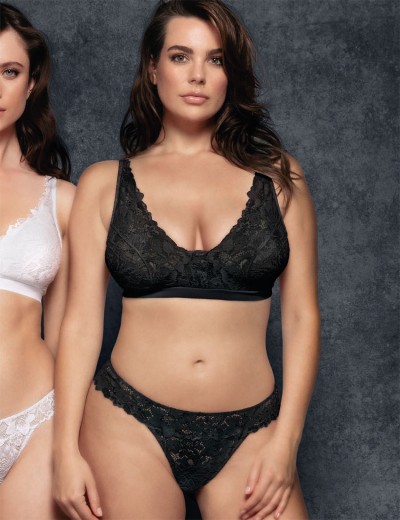 Бюстгальтер бралетт Lormar Wing YOURBODY nero, Цвет: nero (черный), Размеры: 70B, изображение 4