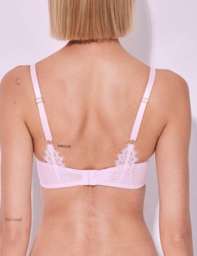 Бюстгальтер пуш-ап Alles HUSH BLUSH P-UP, Цвет: светло-розовый, Размеры: 95B, изображение 2