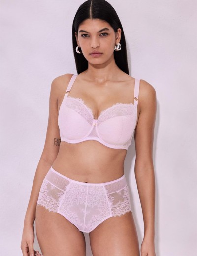 Полумягкий бюстгальтер Alles HUSH BLUSH PU, Цвет: светло-розовый, Размеры: 75F, изображение 5