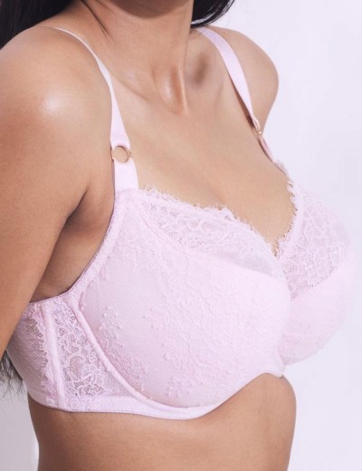 Полумягкий бюстгальтер Alles HUSH BLUSH PU, Цвет: светло-розовый, Размеры: 75F, изображение 3