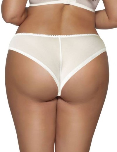 Трусы бразилиана Ava NOVATO 1030 brazilian Cream, Цвет: экрю, Размеры: M, изображение 2