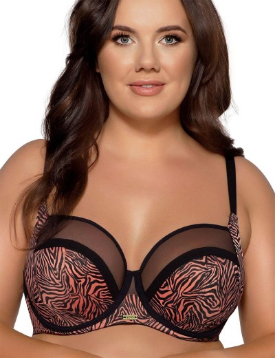 Бюстгальтер с мягкой чашкой Ava 1130/3 M Tiger, Цвет: тигр, Размеры: 100D, изображение 3