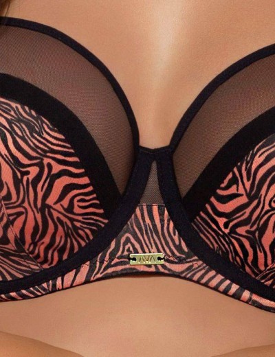 Бюстгальтер с мягкой чашкой Ava 1130/3 M Tiger, Цвет: тигр, Размеры: 100D, изображение 4