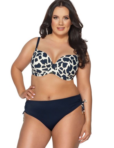 Модный раздельный купальник Ava SK195U+SF195/2 Navy Blue, Цвет: темно-синий, Размеры: 75H, изображение 5