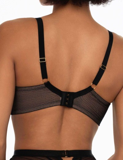 Полумягкий бюстгальтер Esotiq NOTICE 41381 черный+бежевый, Цвет: черный+бежевый, Размеры: 70H, изображение 2
