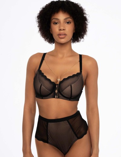 Полумягкий бюстгальтер Esotiq NOTICE 41381 черный+бежевый, Цвет: черный+бежевый, Размеры: 70H, изображение 3
