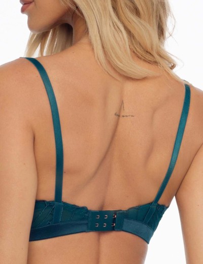 Бюстгальтер бралетт пуш-ап Esotiq NUGAT 41400 изумруд, Цвет: изумруд, Размеры: 75B, изображение 2