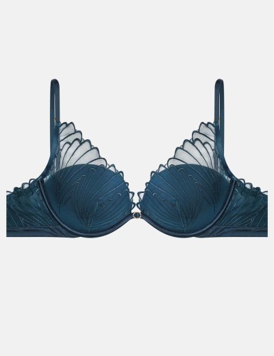 Бюстгальтер бралетт пуш-ап Esotiq NUGAT 41400 изумруд, Цвет: изумруд, Размеры: 75B, изображение 4