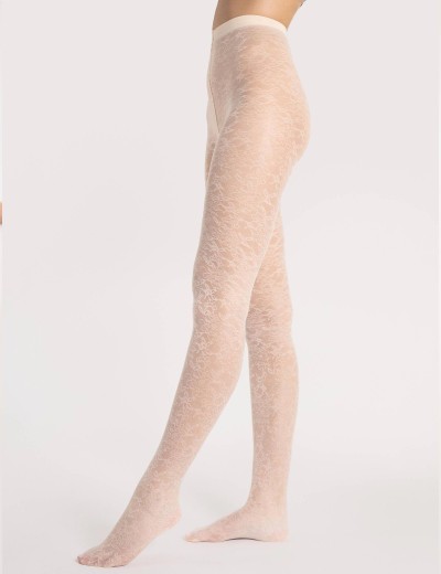 Колготки с узором Fiore 6085/G ARIEL 30 den экрю, Цвет: экрю, Размеры: 2, изображение 2