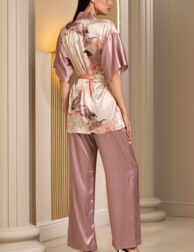 Комплект из натурального шёлка Mia-Amore PEONY 4216, Цвет: мультицвет, Размеры: S, изображение 2