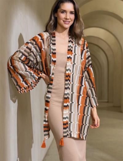 Ажурная накидка Mia-Amore SAHARA 7464, Цвет: сахара, Размеры: S/M, изображение 4