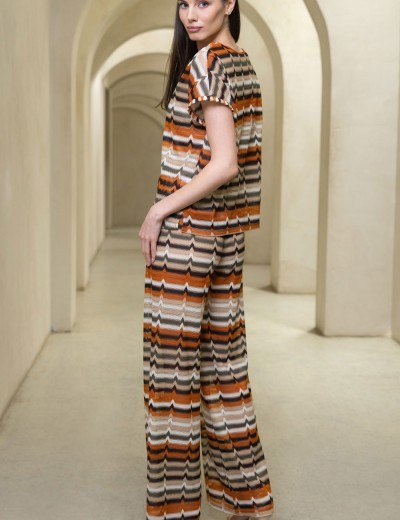 Ажурный комплект для пляжа Mia-Amore SAHARA 7466, Цвет: сахара, Размеры: S, изображение 2