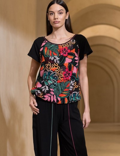 Комплект из тканой вискозы Mia-Amore DAIQUIRI 5245, Цвет: мультиколор, Размеры: M, изображение 3