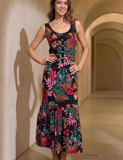 Длинный сарафан Mia-Amore DAIQUIRI 5248, Цвет: мультиколор, Размеры: M, изображение 4