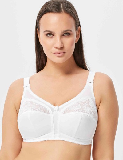 Бюстгальтер мягкий без каркасов Misstyle 4118 / 4117 белый, Цвет: белый, Размеры: 85C, изображение 5