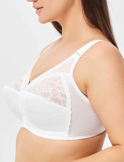 Бюстгальтер мягкий без каркасов Misstyle 4118 / 4117 белый, Цвет: белый, Размеры: 85C, изображение 2