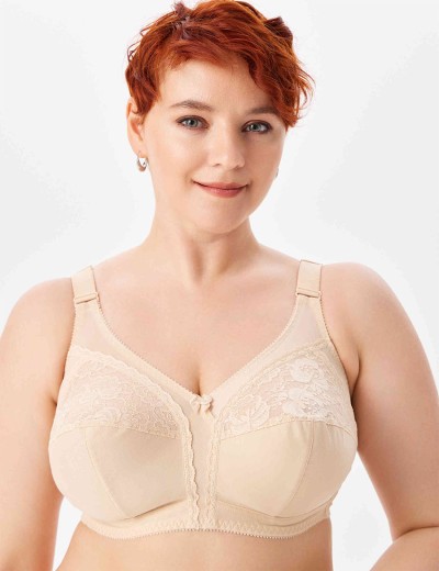 Бюстгальтер мягкий без каркасов Misstyle 4118 / 4117 бежевый, Цвет: бежевый, Размеры: 90H, изображение 5