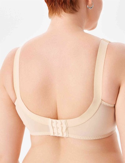 Бюстгальтер мягкий без каркасов Misstyle 4118 / 4117 бежевый, Цвет: бежевый, Размеры: 90H, изображение 2
