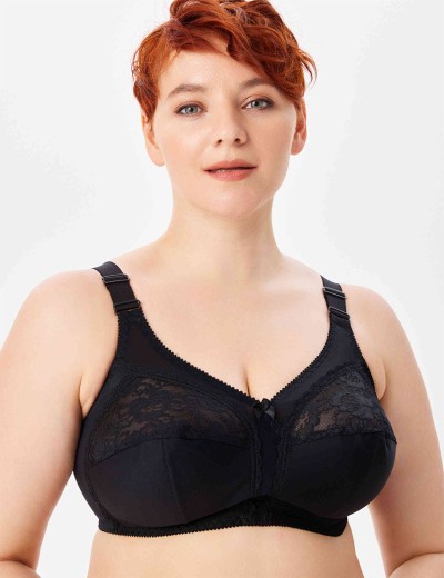 Бюстгальтер мягкий без каркасов Misstyle 4118 / 4117 черный, Цвет: черный, Размеры: 95E, изображение 5