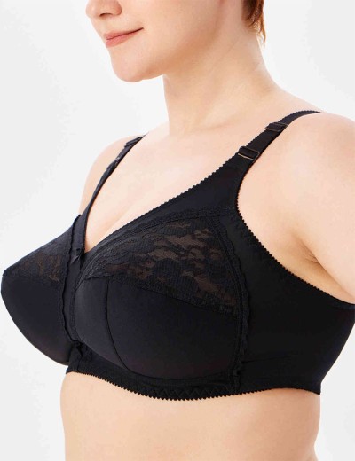 Бюстгальтер мягкий без каркасов Misstyle 4118 / 4117 черный, Цвет: черный, Размеры: 95E, изображение 3