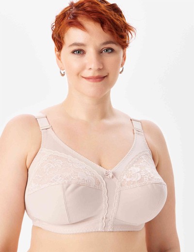 Бюстгальтер мягкий без каркасов Misstyle 4120 / 4121 серебристый пион, Цвет: серебристый пион, Размеры: 80I, изображение 5