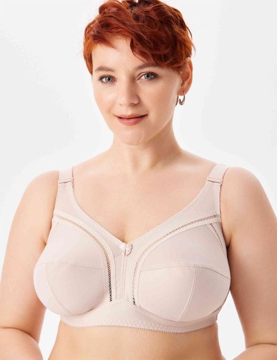 Бюстгальтер мягкий без косточек Misstyle 4122 / 122 серебристый пион, Цвет: серебристый пион, Размеры: 90J, изображение 4