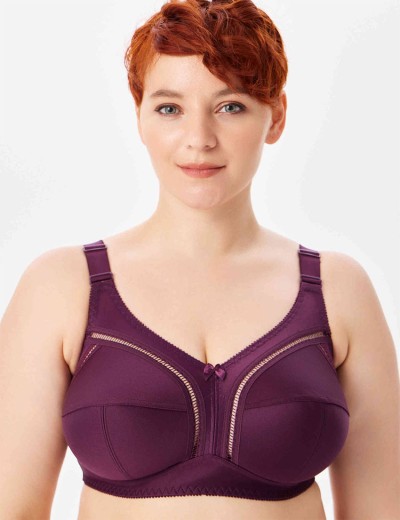 Бюстгальтер мягкий без косточек Misstyle 4122 / 122 темный виноград, Цвет: темный виноград, Размеры: 90I, изображение 5
