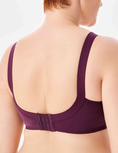 Бюстгальтер мягкий без косточек Misstyle 4122 / 122 темный виноград, Цвет: темный виноград, Размеры: 90I, изображение 2