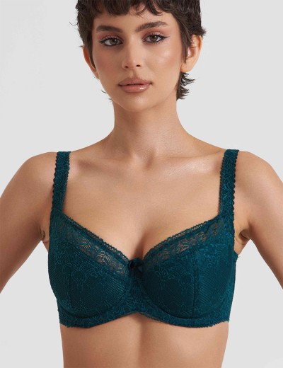 Бюстгальтер балконет Simona M 608 cосна, Цвет: cосна, Размеры: 85D, изображение 9