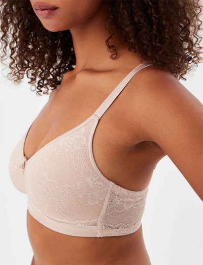 Бюстгальтер спейсер без каркасов VOVA APHELIA V68528 серебристый пион, Цвет: серебристый пион, Размеры: 75E, изображение 3