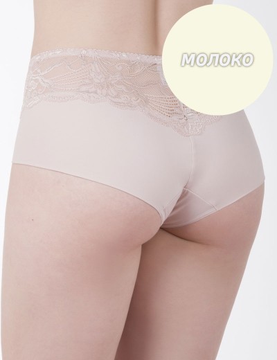 Трусы шорты VOVA LAURA 32540 молоко, Цвет: молоко, Размеры: S, изображение 2 Трусы шорты VOVA LAURA 32540 молоко, Цвет: молоко, Размеры: S, изображение 2