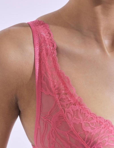 Бюстгальтер бралетт на косточках Alles COACHELLA M plus bralette pink, Цвет: розовый, Размеры: 100B, изображение 6