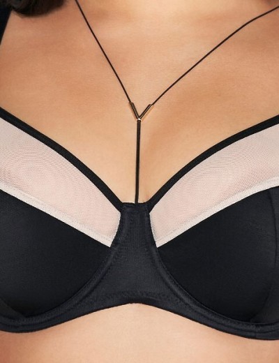 Бюстгальтер полупоролоновый Ava VIVA 2135 PU Black, Цвет: черный, Размеры: 100C, изображение 4