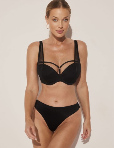 Трусы бразилиана Kinga COMFORT 861/2-B черный, Цвет: черный, Размеры: S, изображение 4