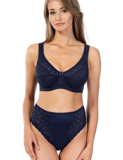 Бюстгальтер мягкий Lauma COTTON CLASSIC L02131 / L02150 ночная тень, Цвет: ночная тень, Размеры: 80F, изображение 4