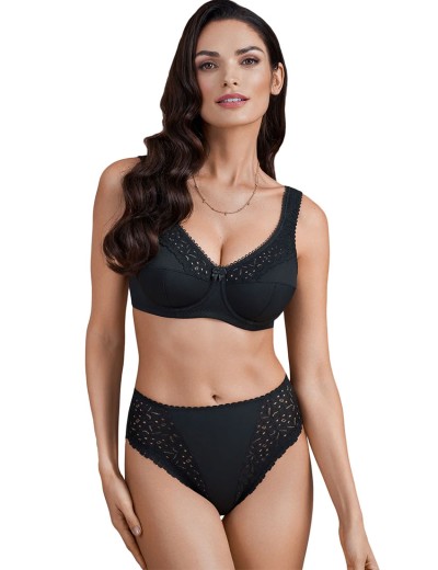 Бюстгальтер мягкий Lauma COTTON CLASSIC L02131 / L02150 черный, Цвет: черный, Размеры: 90B, изображение 5