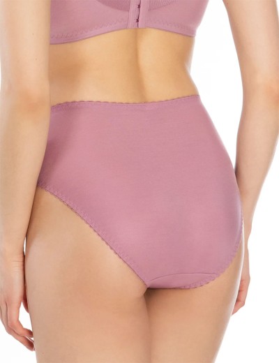 Высокие трусы слипы Lauma COTTON CLASSIC L01810 сирень, Цвет: сирень, Размеры: 6XL, изображение 2