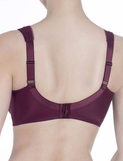 Бюстгальтер мягкий Lauma COTTON CLASSIC L02131 / L02150 красный виноград, Цвет: красный виноград, Размеры: 80F, изображение 2