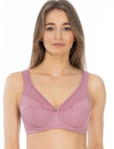 Бюстгальтер мягкий Lauma COTTON CLASSIC L02150 сирень, Цвет: сирень, Размеры: 90F, изображение 3