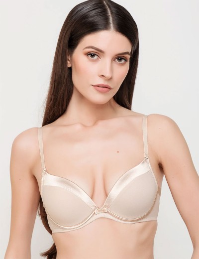 Бюстгальтер пуш-ап с гелем Lauma TUXEDO L99580 серебристый пион, Цвет: серебристый пион, Размеры: 75D, изображение 3