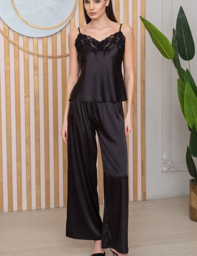 Комплект-тройка из шёлка Mia-Amore ADELINA 4176 черный, Цвет: черный, Размеры: S, изображение 2