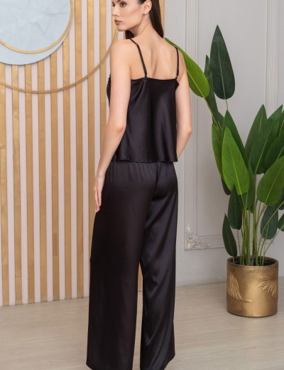 Комплект-тройка из шёлка Mia-Amore ADELINA 4176 черный, Цвет: черный, Размеры: S, изображение 3