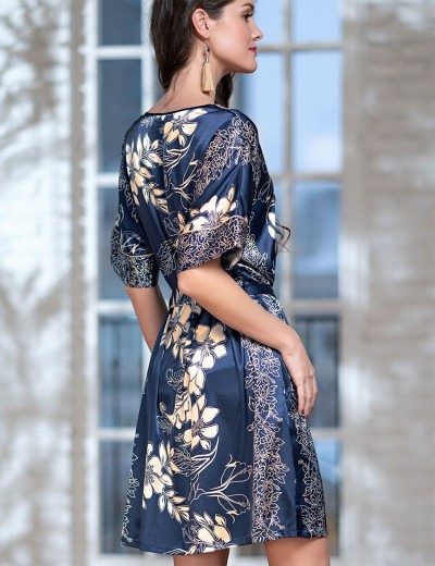 Платье домашнее Mia-Amore BLUE-MARINE 8445, Цвет: блюмарин, Размеры: S/M, изображение 2