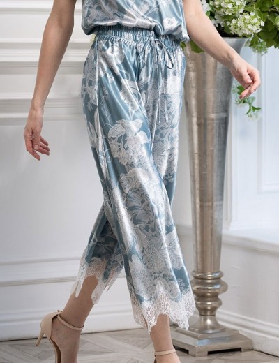 Шелковая пижама Mia-Amore NINELLE 4255 мятный, Цвет: мятный, Размеры: XS, изображение 5